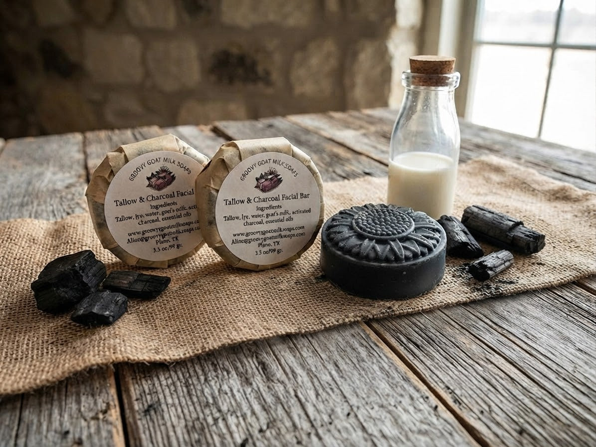 Tallow & Charcoal Facial Bar